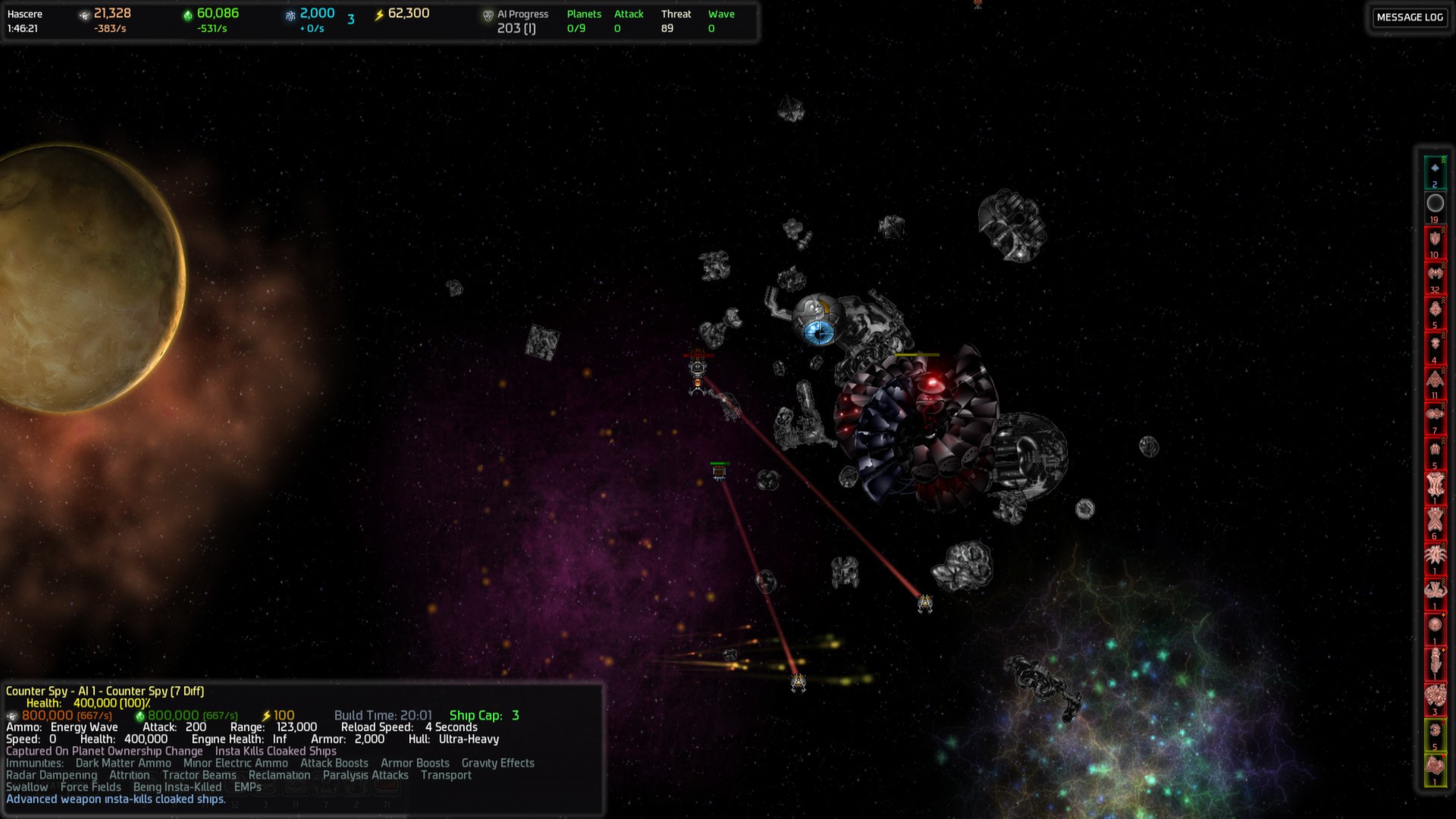 Скриншот из игры AI War: Fleet Command - 65