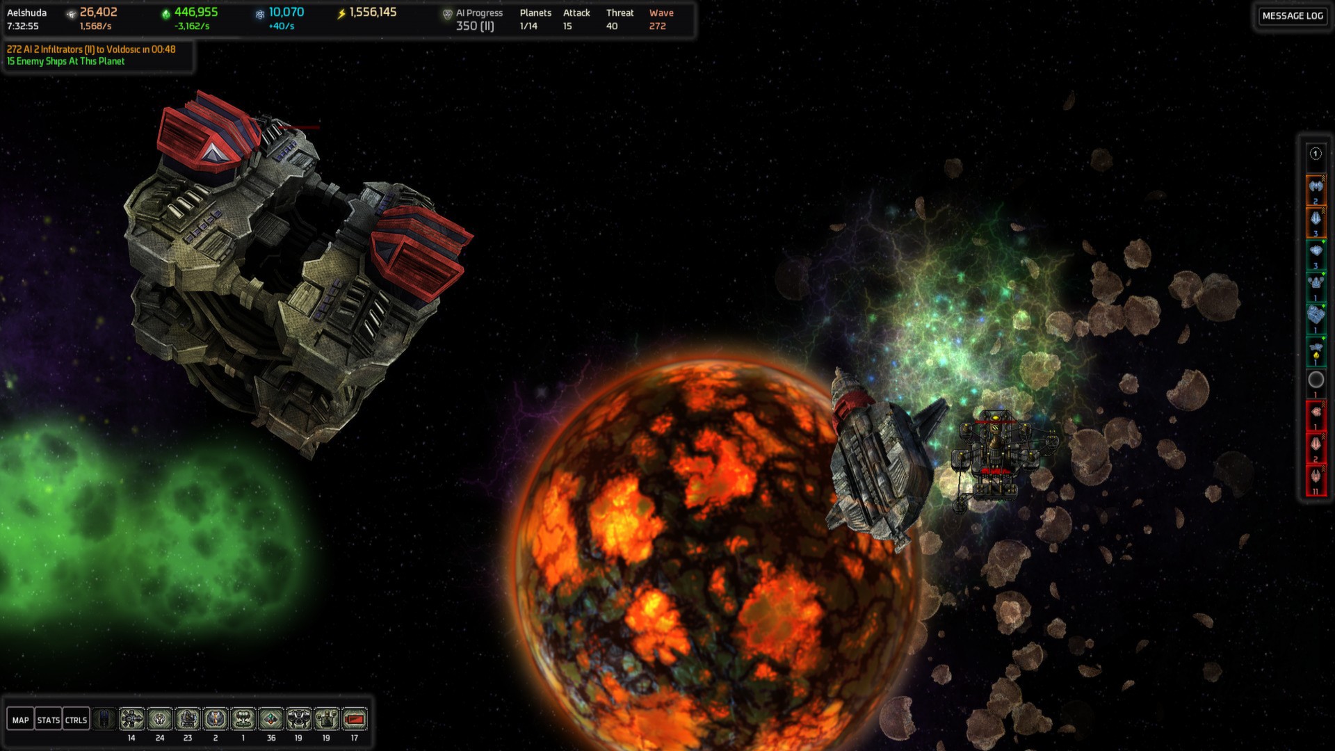 Скриншот из игры AI War: Fleet Command - 56