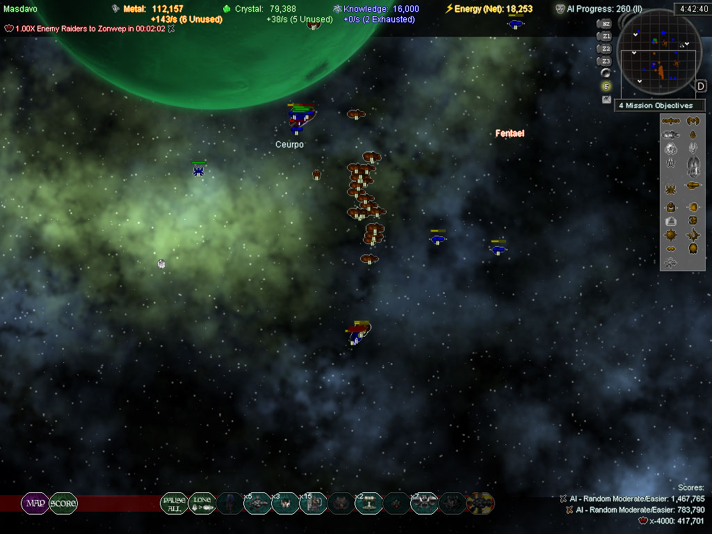 Скриншот из игры AI War: Fleet Command - 26