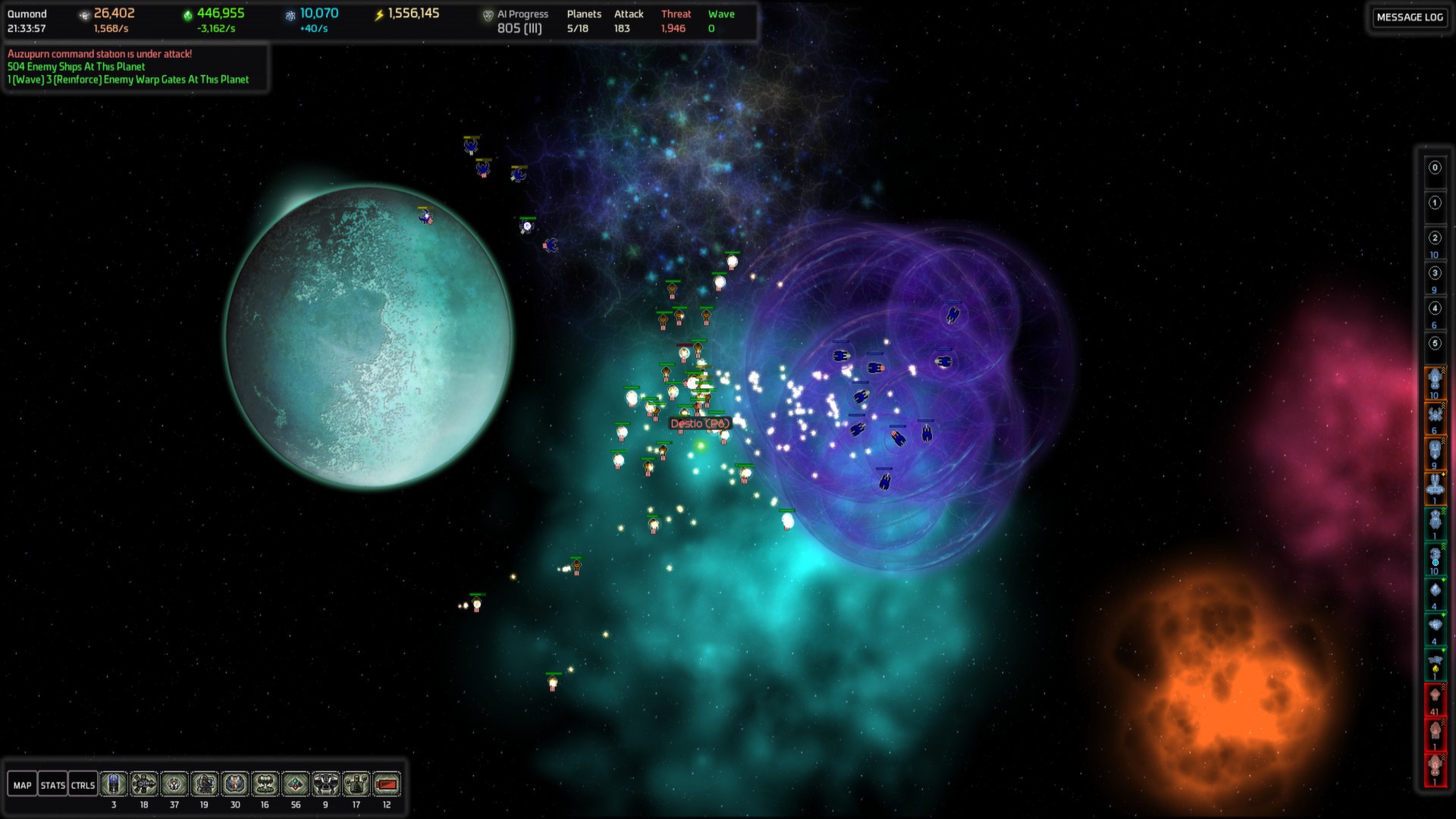 Скриншот из игры AI War: Fleet Command - 62