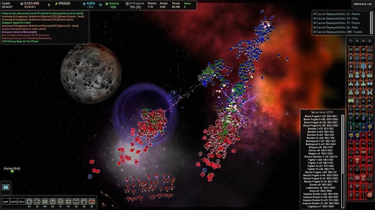 Скриншот из игры AI War: Fleet Command - 35