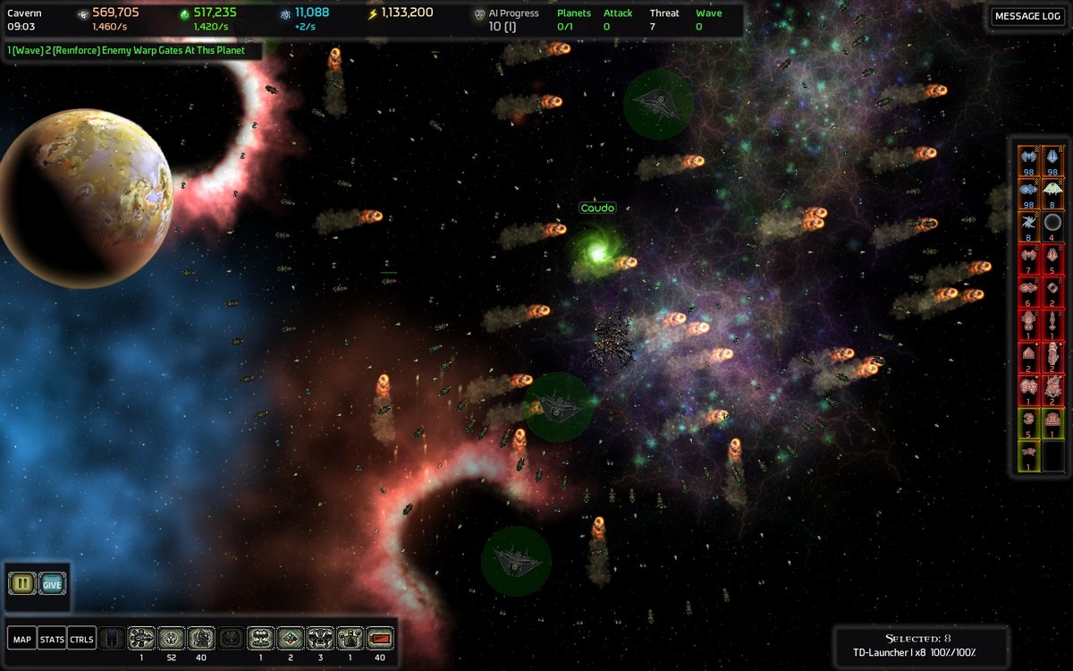 Скриншот из игры AI War: Fleet Command - 49