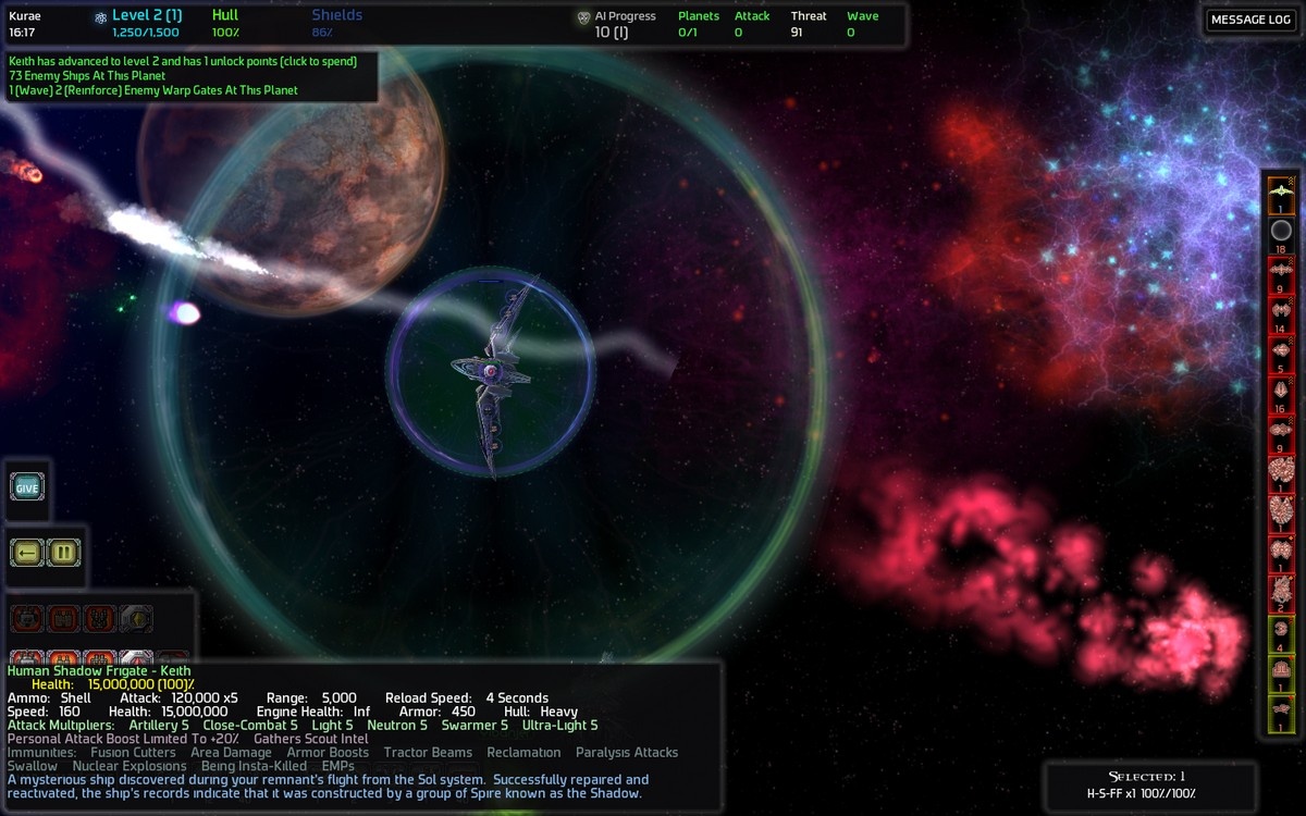 Скриншот из игры AI War: Fleet Command - 77