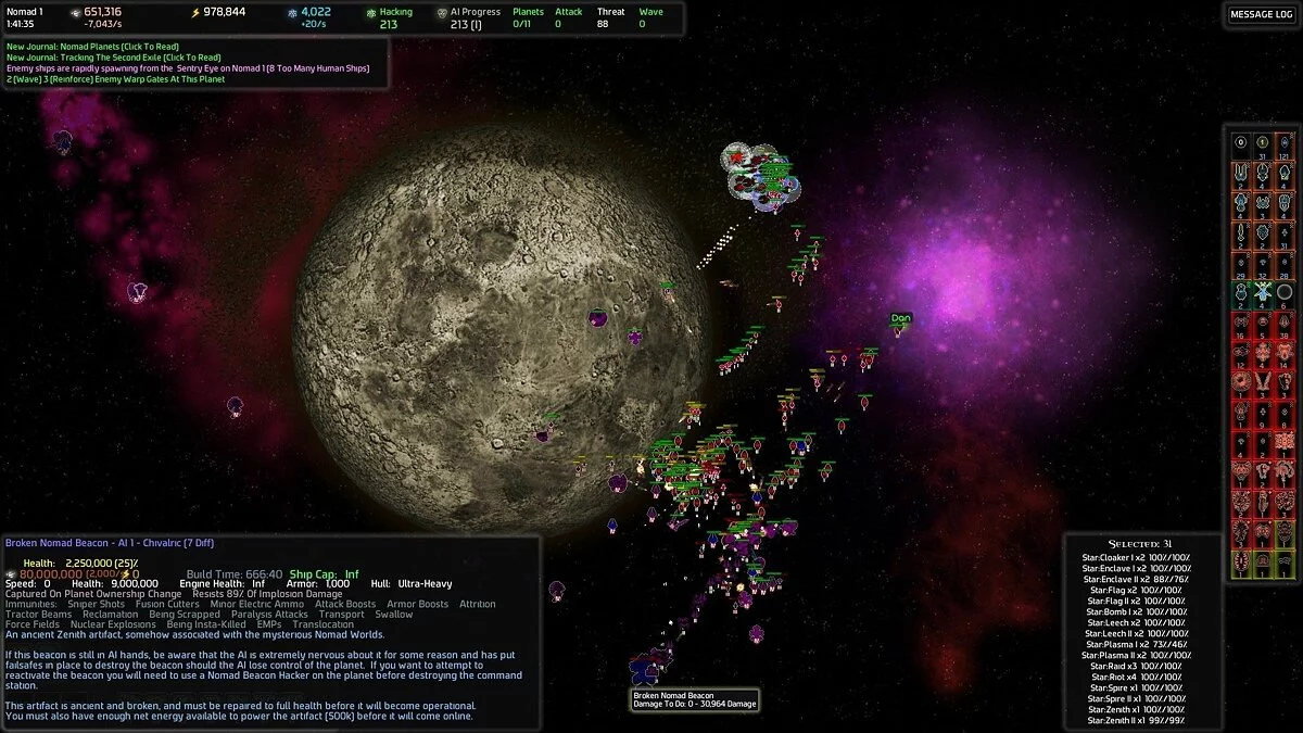 Скриншот из игры AI War: Fleet Command - 30