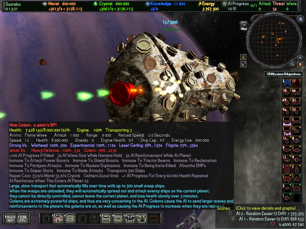 Скриншот из игры AI War: The Zenith Remnant - 6