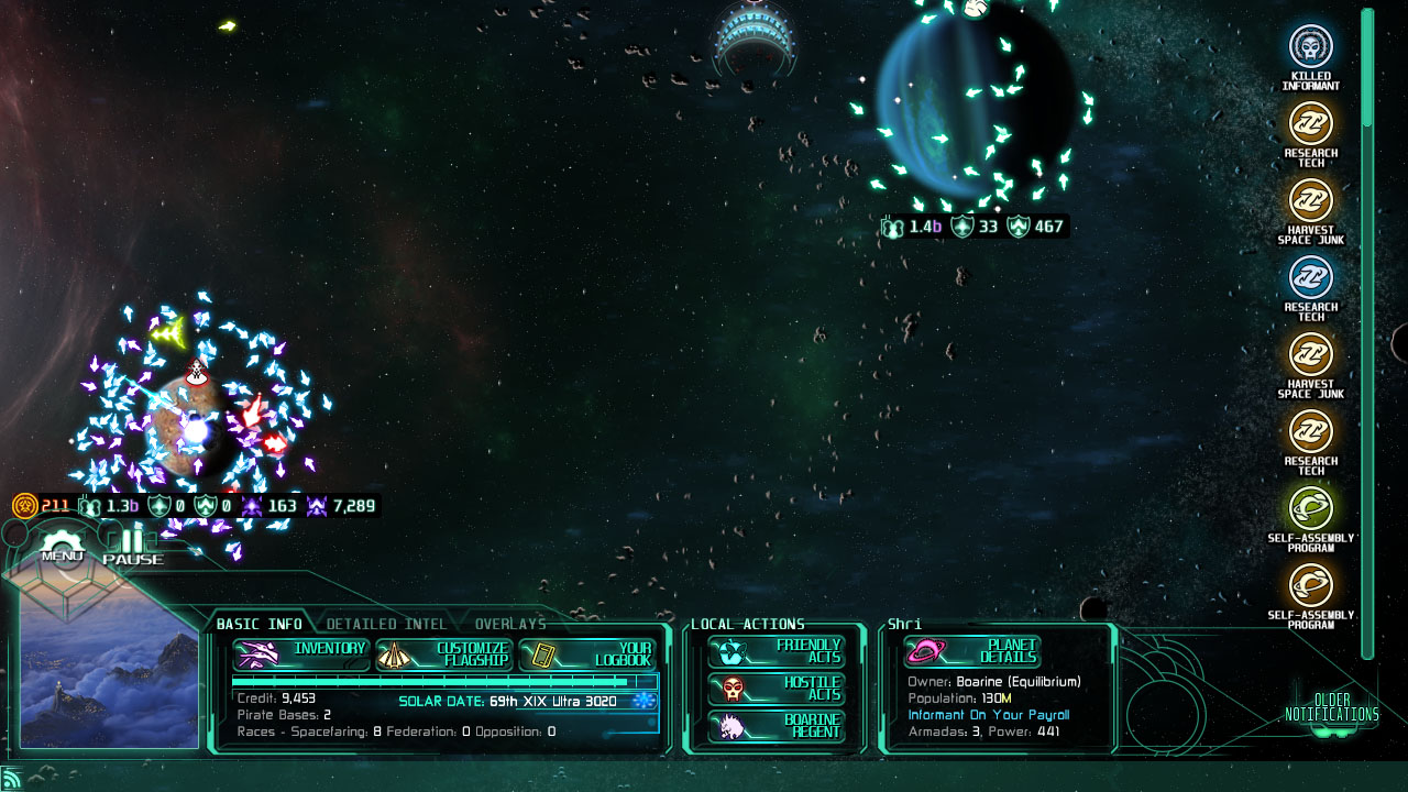 Скриншот из игры The Last Federation - 58
