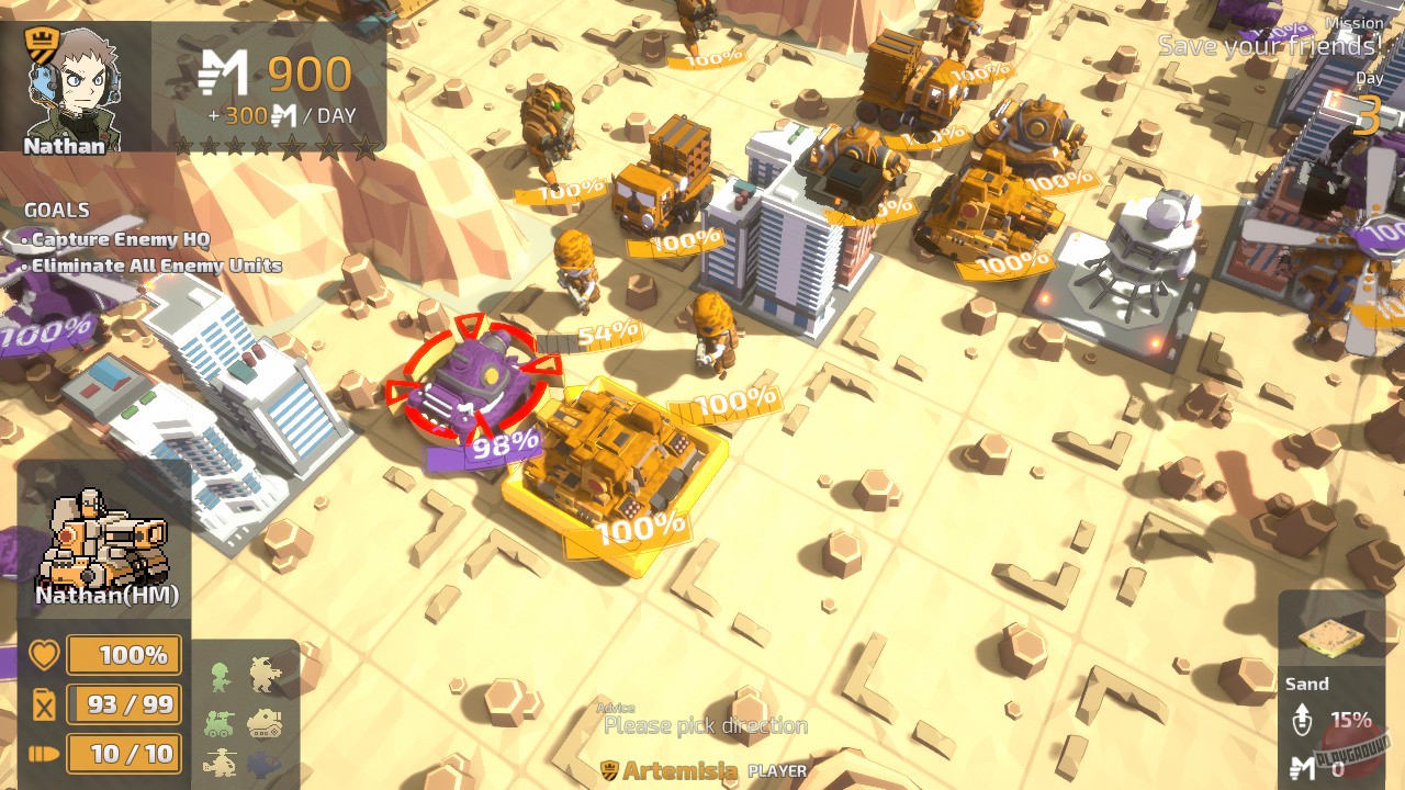 Скриншот из игры Tiny Metal: Full Metal Rumble - 13