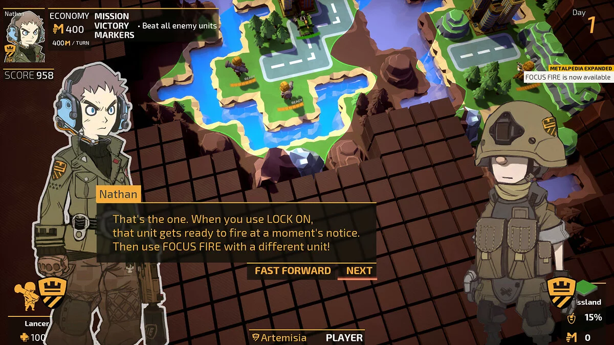 Скриншот из игры Tiny Metal - 9