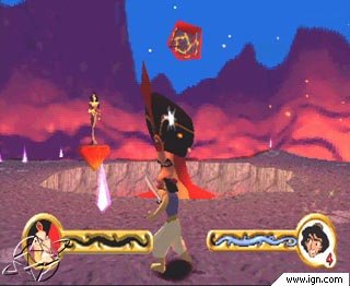 Скриншот из игры Disney's Aladdin in Nasira's Revenge - 1