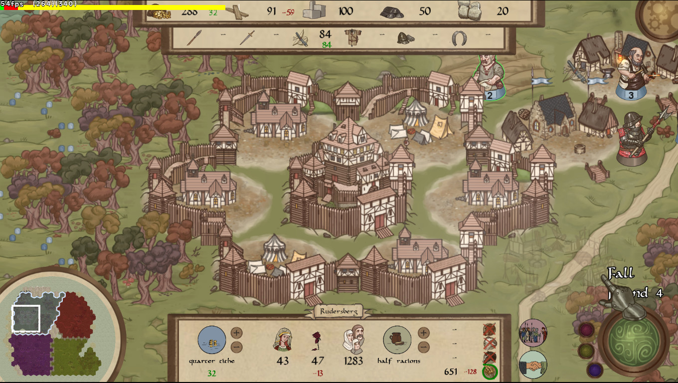 Скриншот из игры Rising Lords - 1