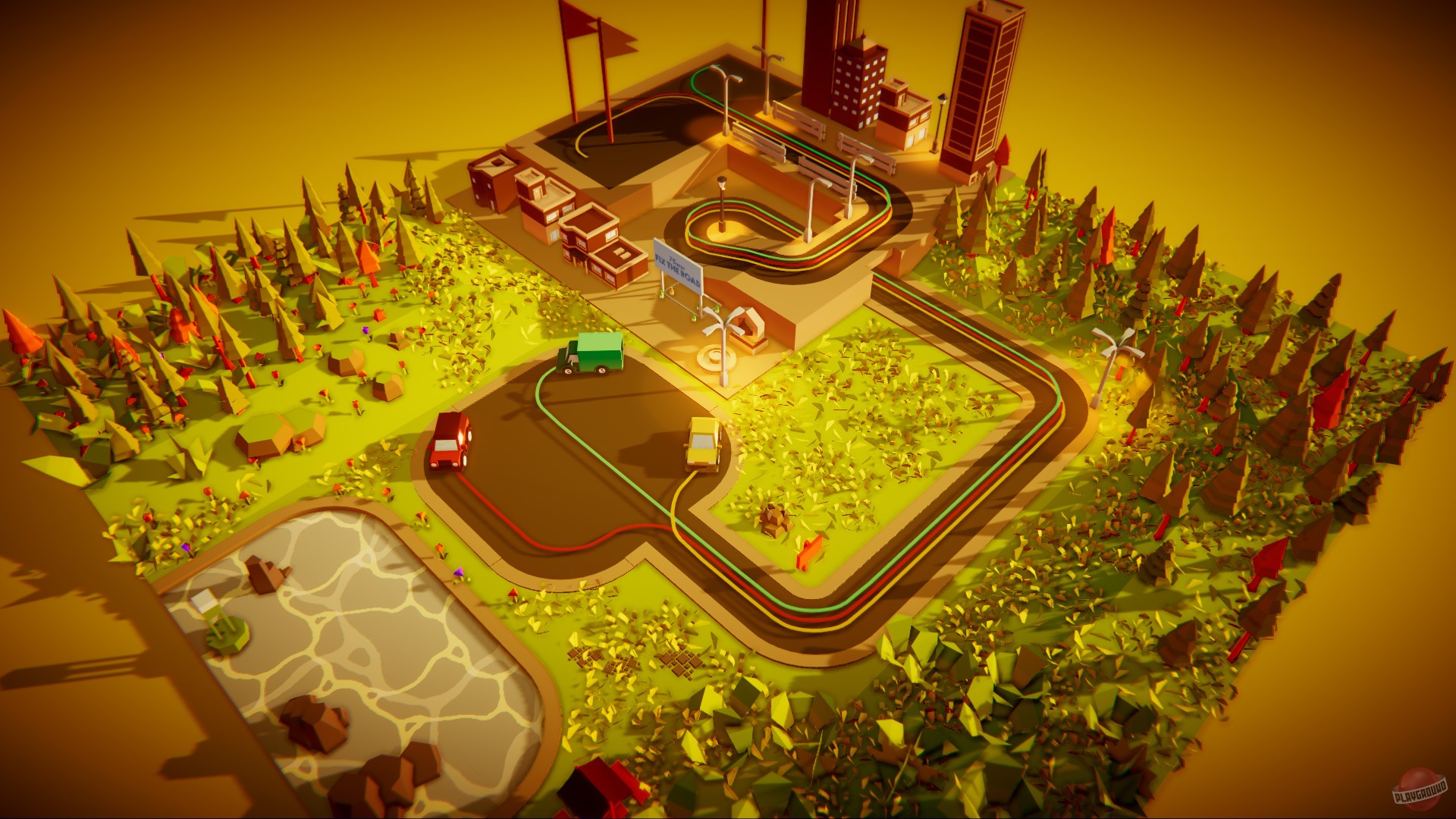 Скриншот из игры Please Fix The Road - 2