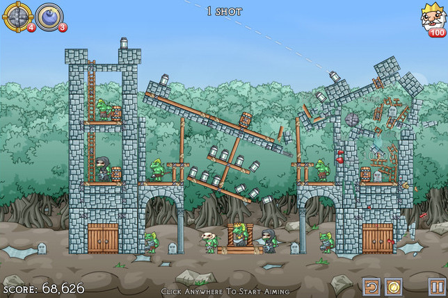 Скриншот из игры Crush the Castle - 6