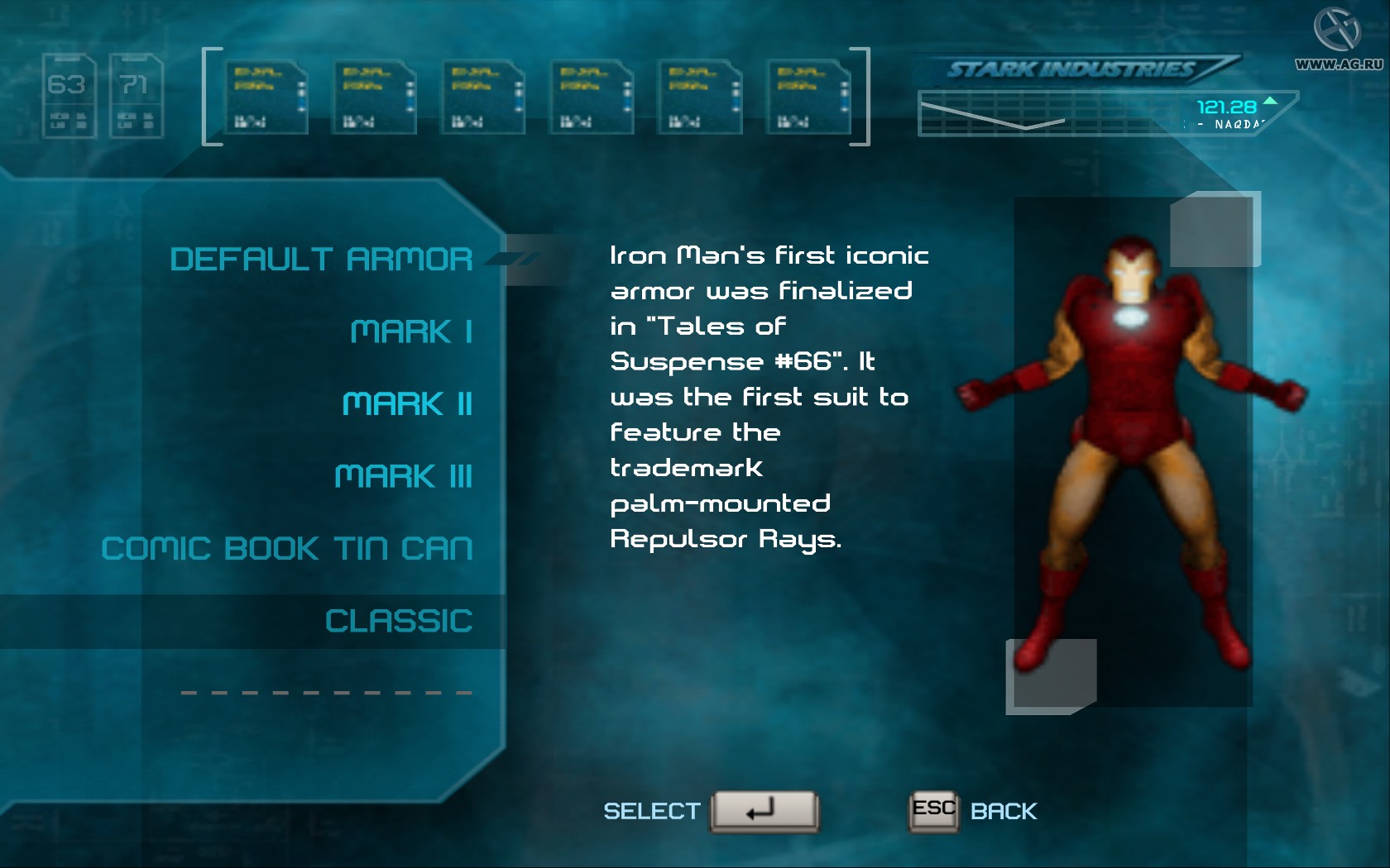 Скриншот из игры Iron Man - 73