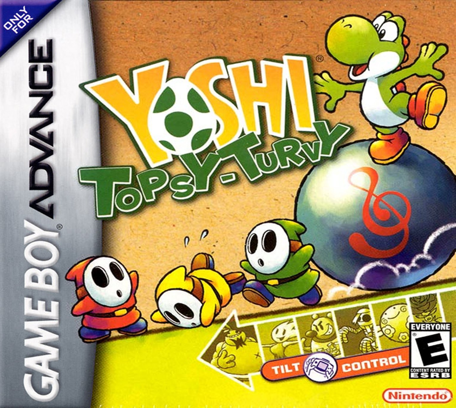 Обложка игры Yoshi Topsy-Turvy