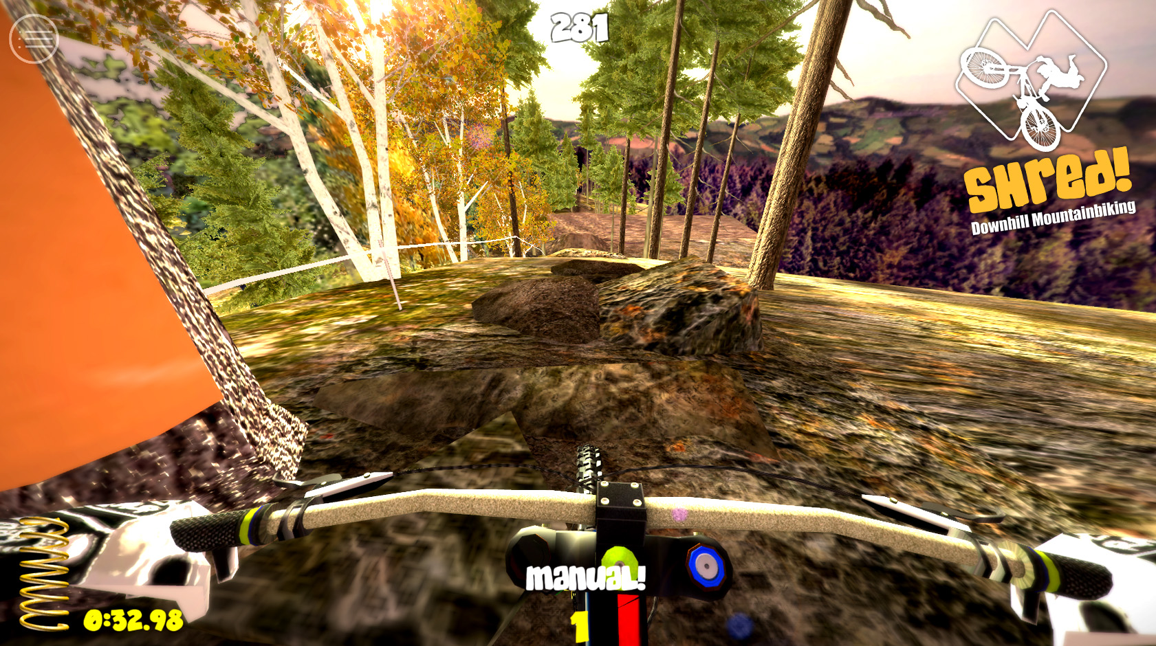 Скриншот из игры Shred! Extreme Mountain Biking - 1