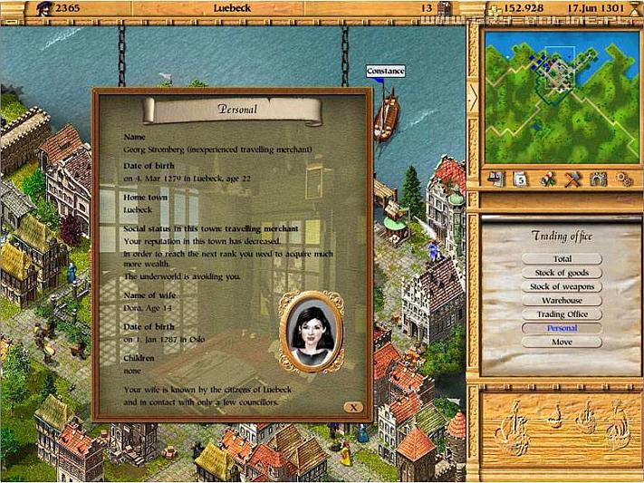 Скриншот из игры Patrician 3 - 22