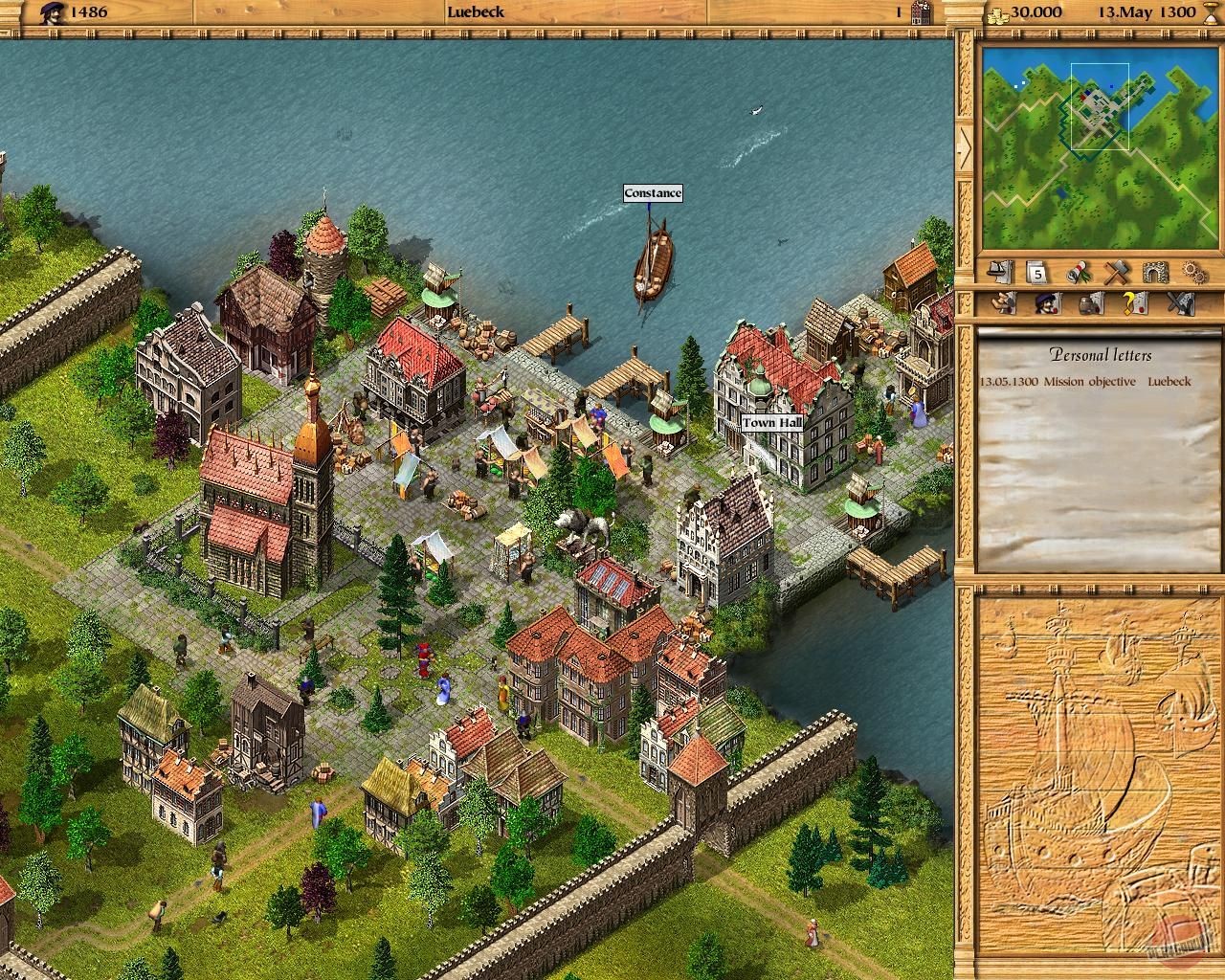 Скриншот из игры Patrician 3 - 4