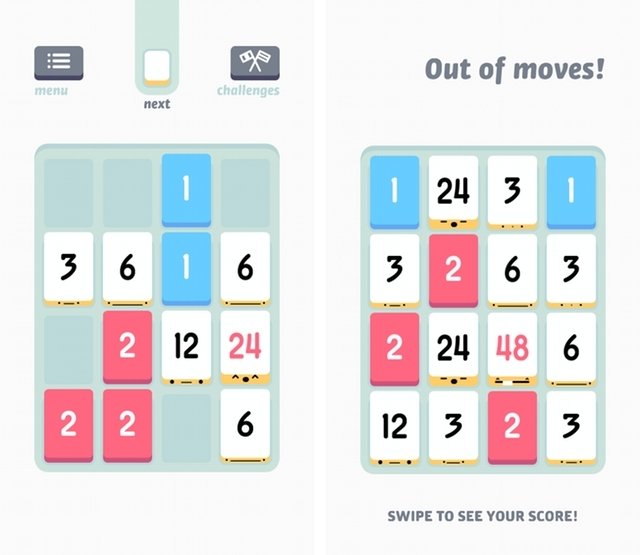Скриншот из игры Threes! - 1