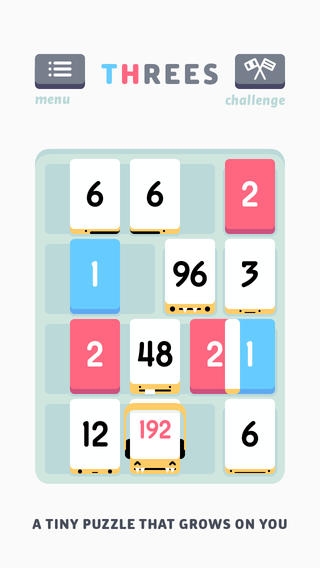 Скриншот из игры Threes! - 4
