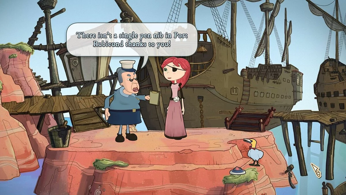Скриншот из игры Nelly Cootalot: The Fowl Fleet - 11