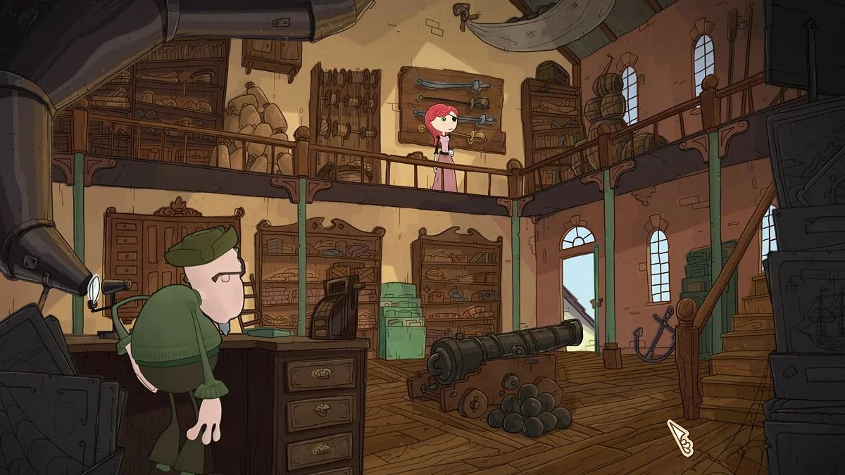 Скриншот из игры Nelly Cootalot: The Fowl Fleet - 16