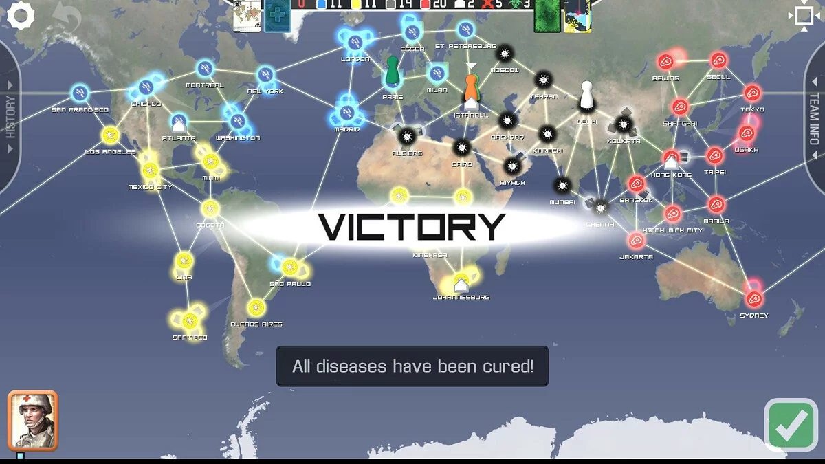 Скриншот из игры Pandemic: The Board Game - 19