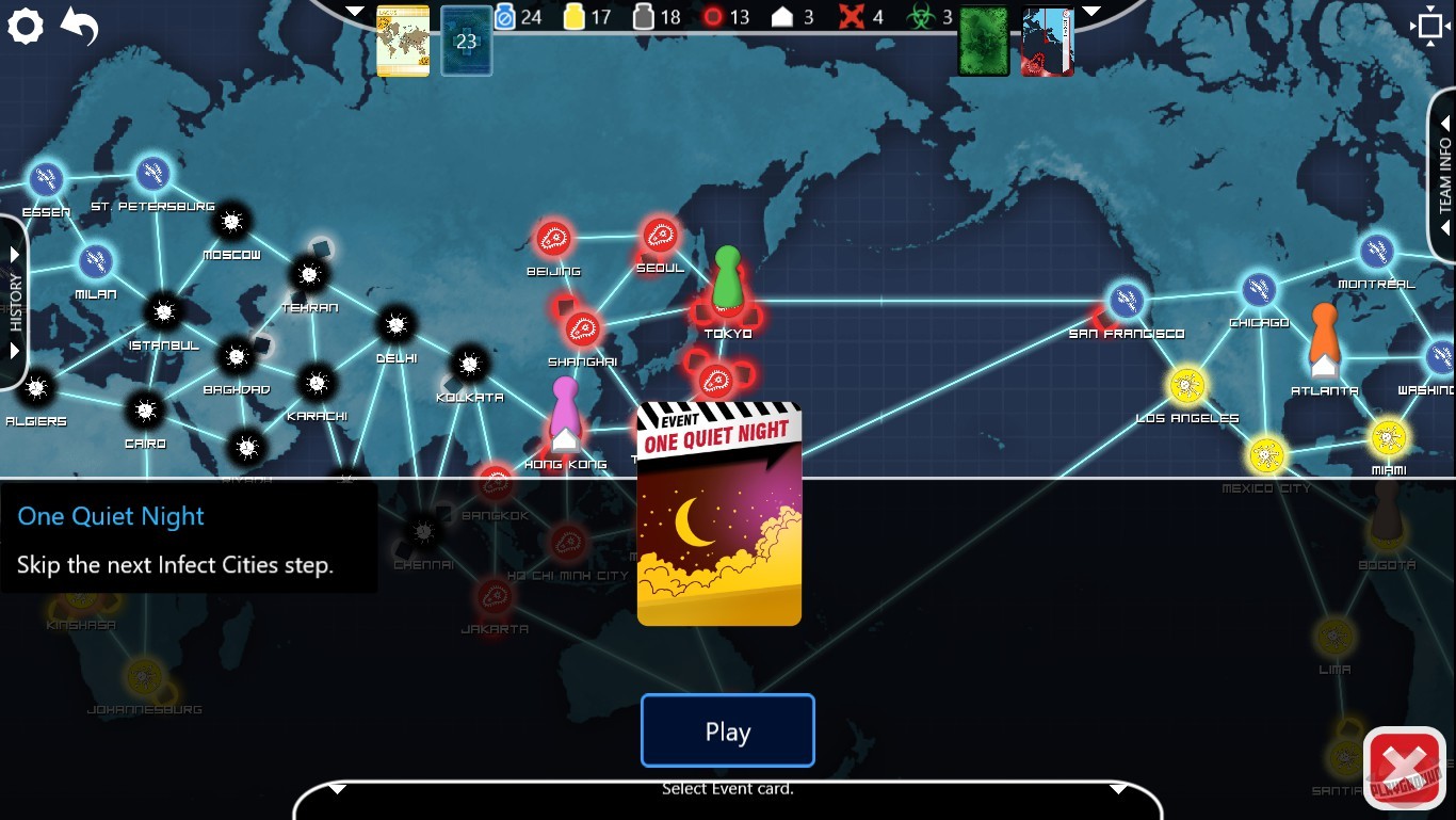 Скриншот из игры Pandemic: The Board Game - 35