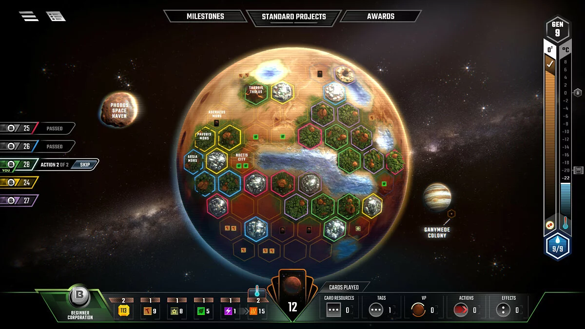 Скриншот из игры Terraforming Mars - 13