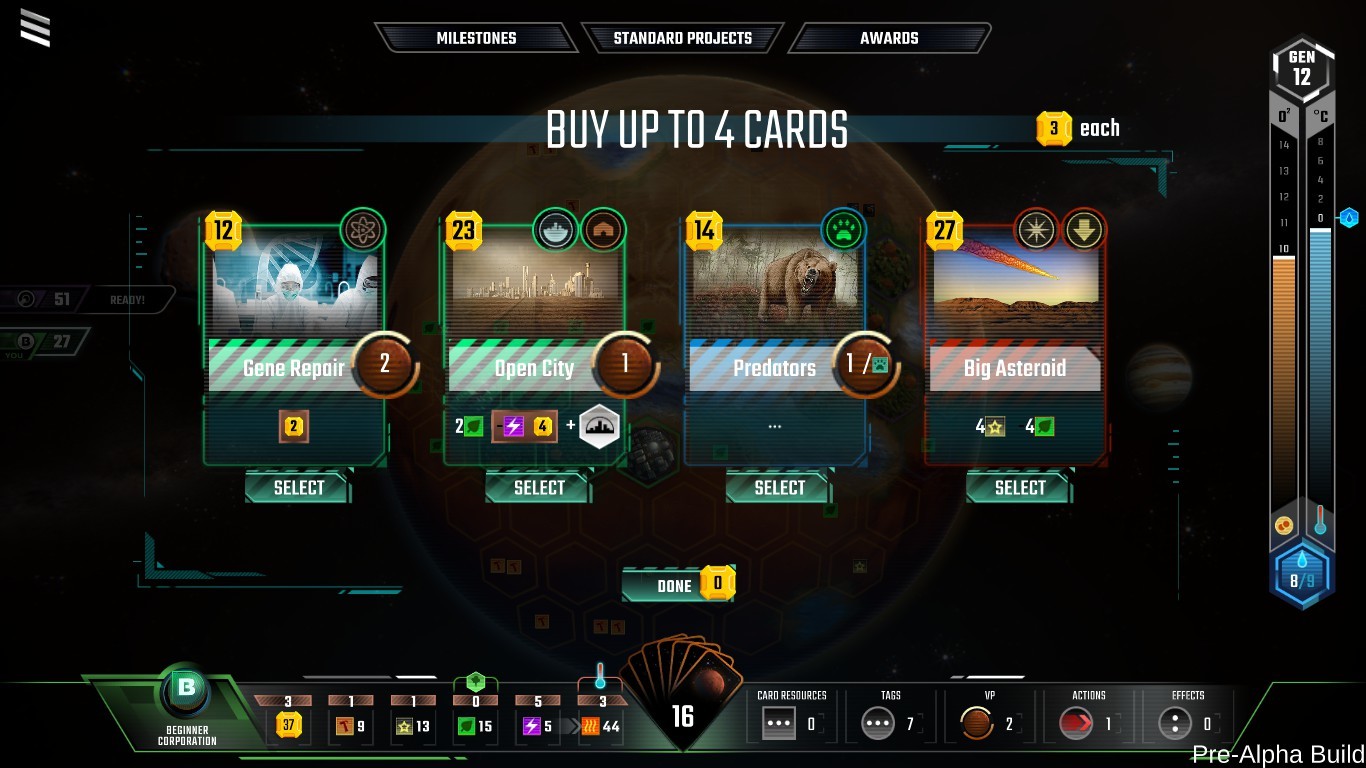 Скриншот из игры Terraforming Mars - 16