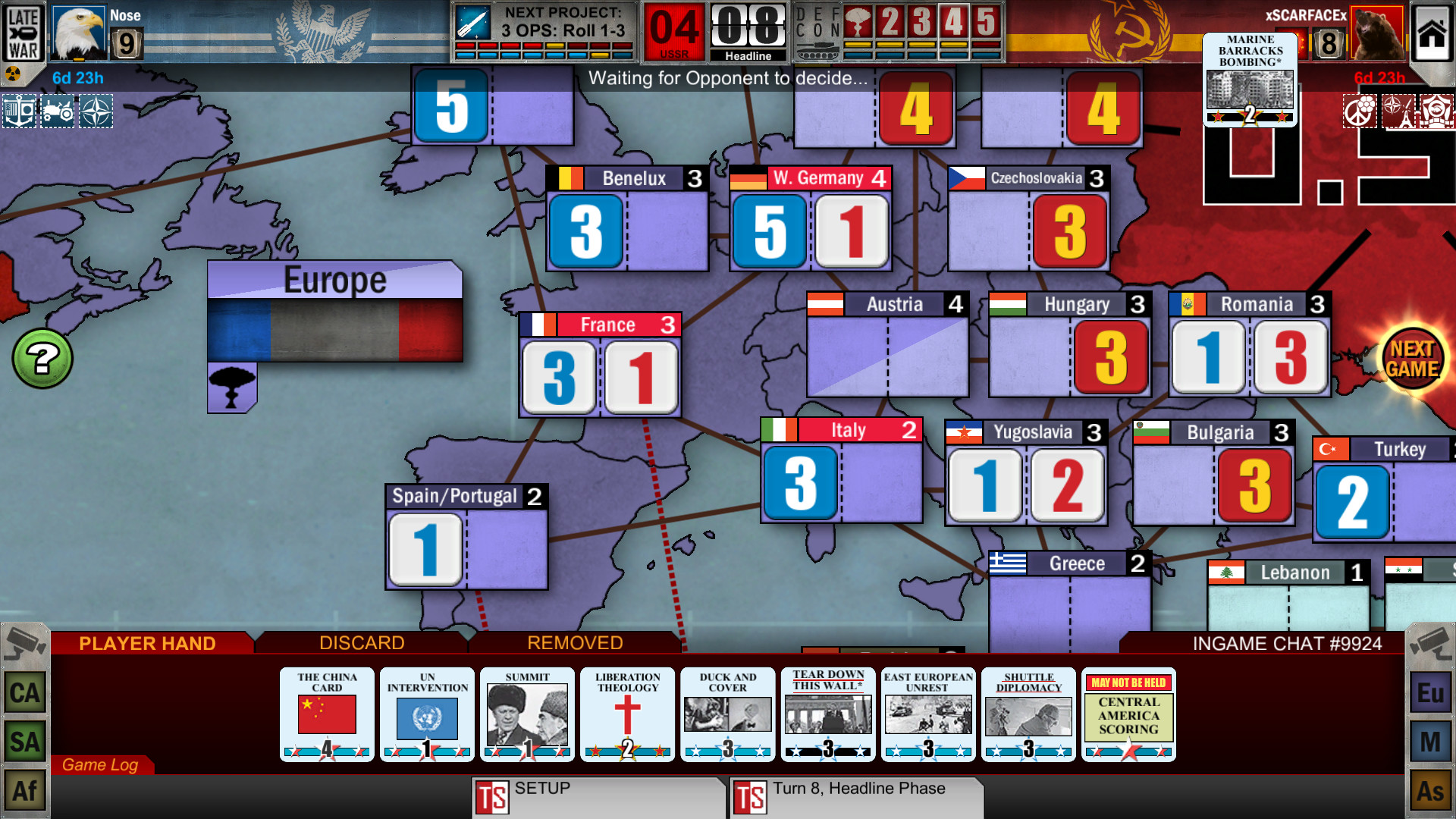 Скриншот из игры Twilight Struggle - 26