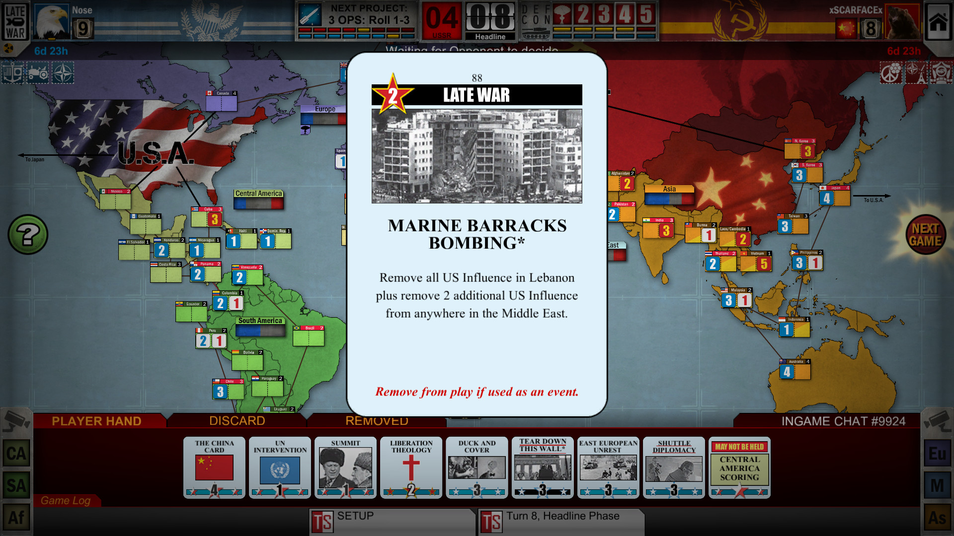 Скриншот из игры Twilight Struggle - 18