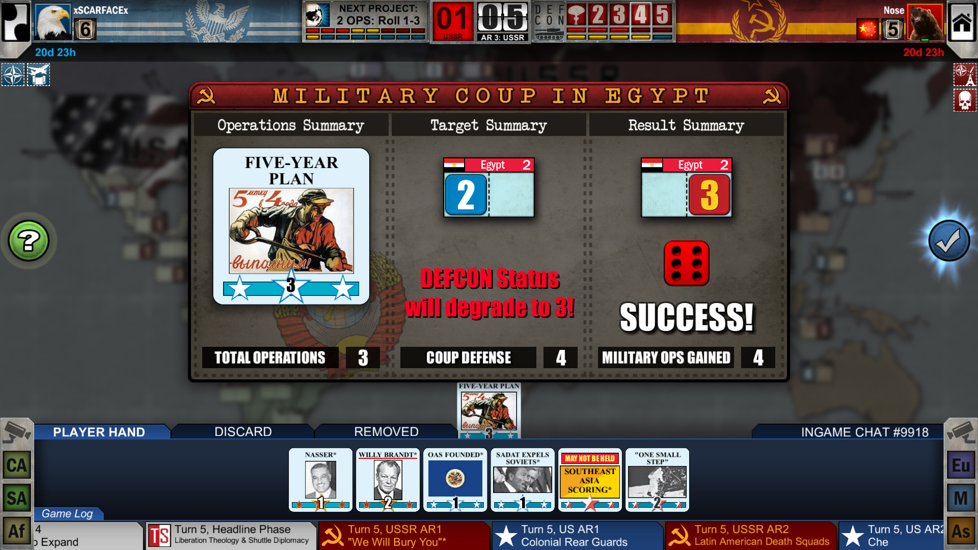 Скриншот из игры Twilight Struggle - 35