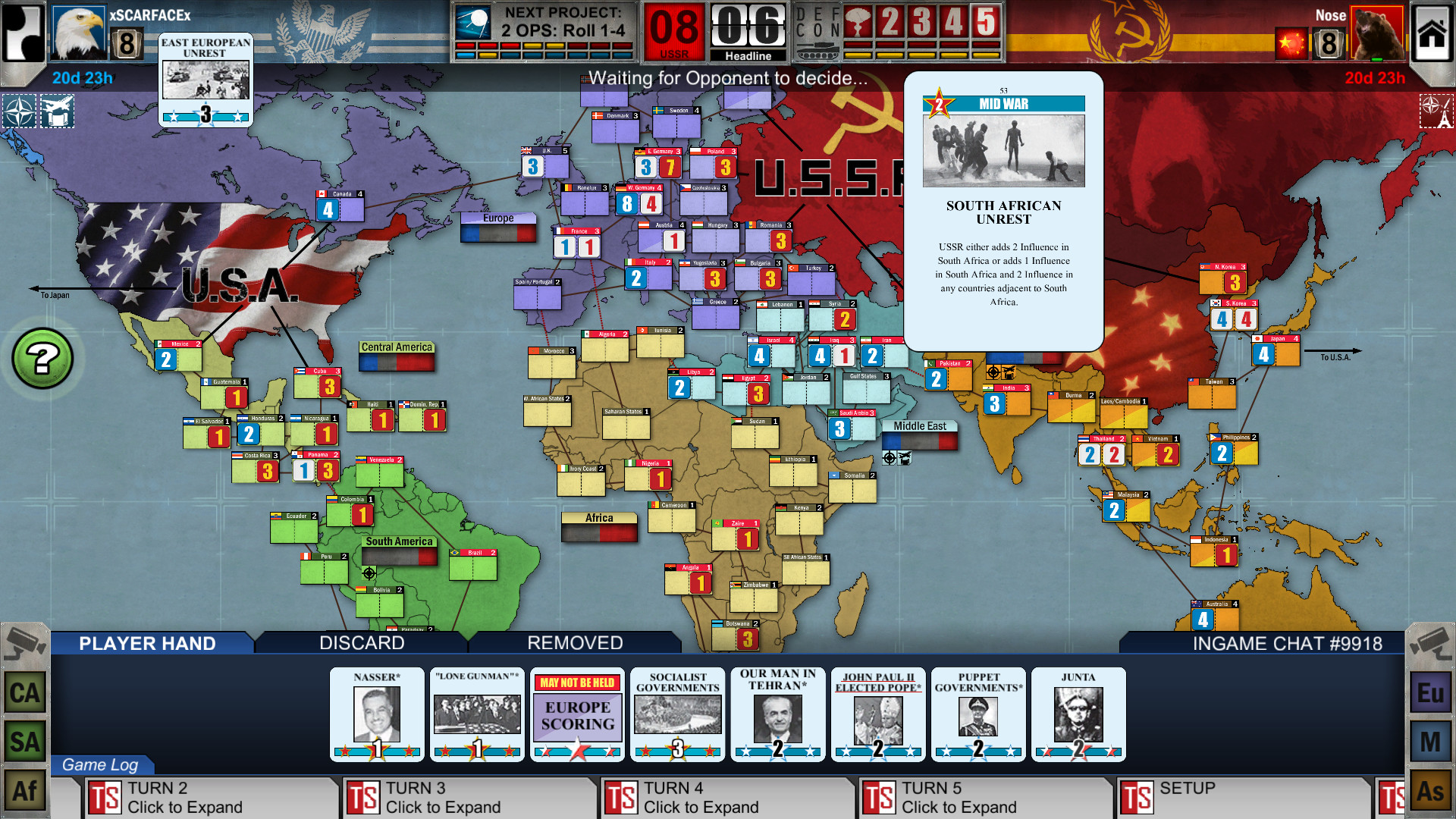 Скриншот из игры Twilight Struggle - 24
