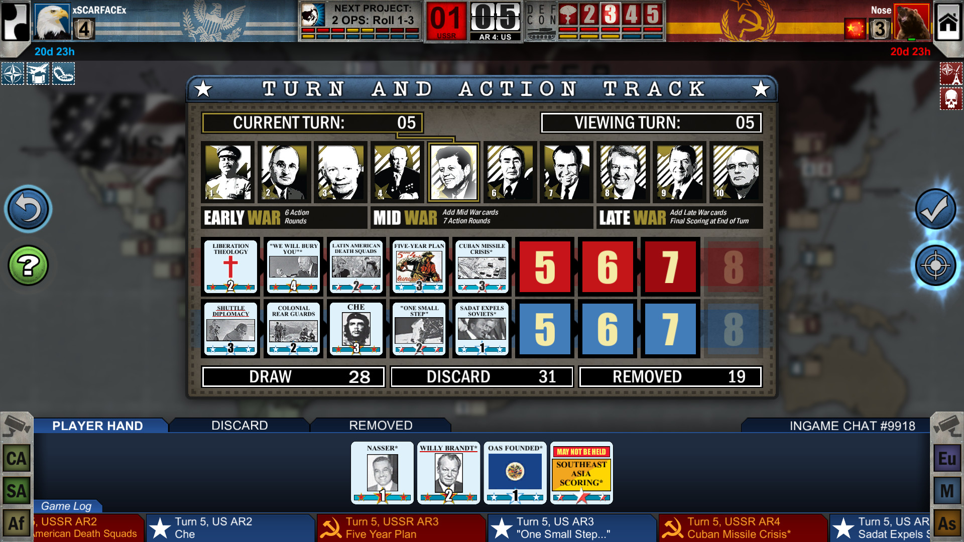 Скриншот из игры Twilight Struggle - 3