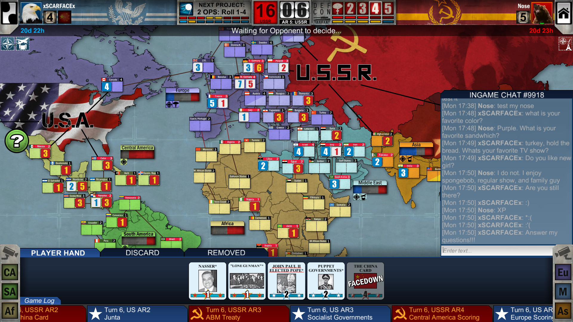 Скриншот из игры Twilight Struggle - 21