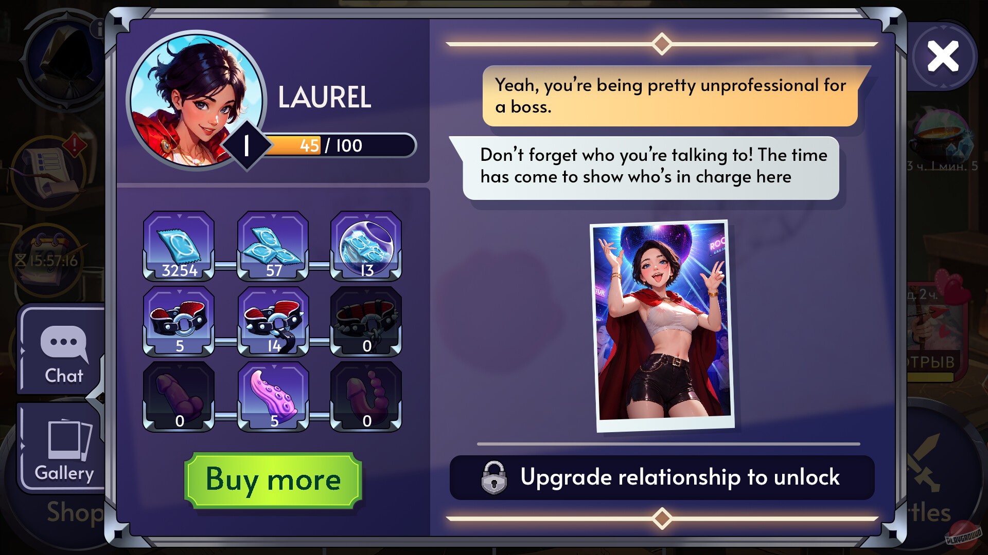 Скриншот из игры Harem of Lust: Battle Cards - 3