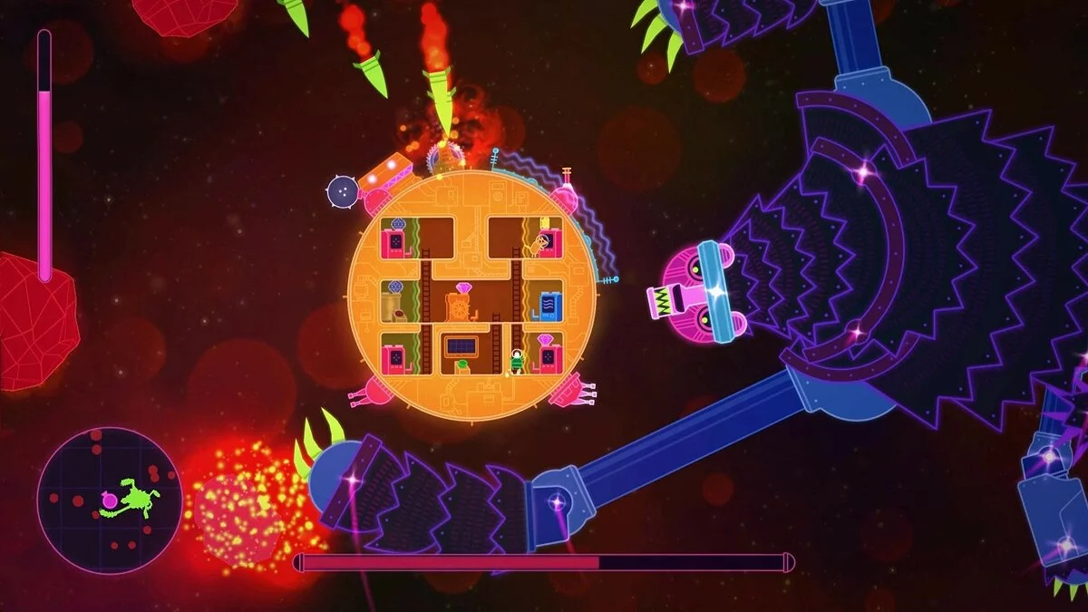 Скриншот из игры Lovers in a Dangerous Spacetime - 9