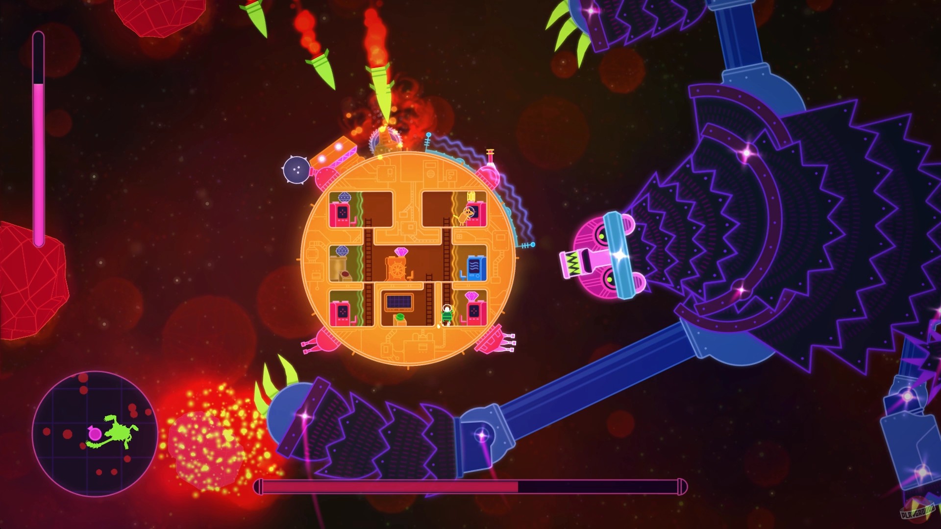 Скриншот из игры Lovers in a Dangerous Spacetime - 16