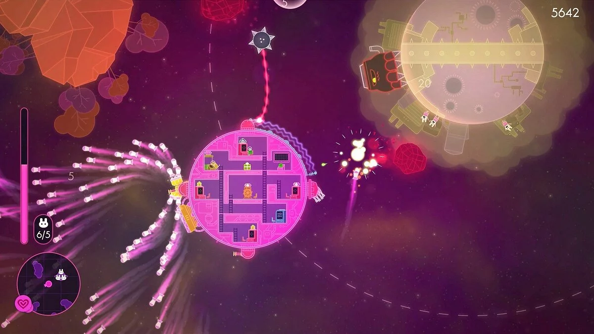 Скриншот из игры Lovers in a Dangerous Spacetime - 20
