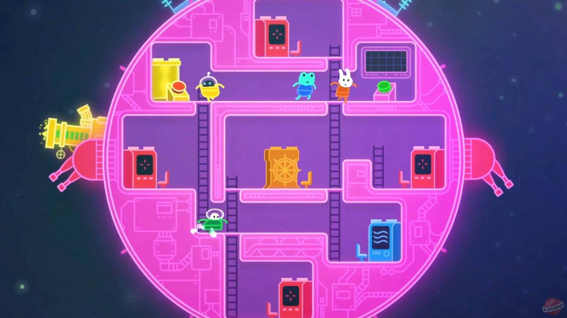 Скриншот из игры Lovers in a Dangerous Spacetime - 19