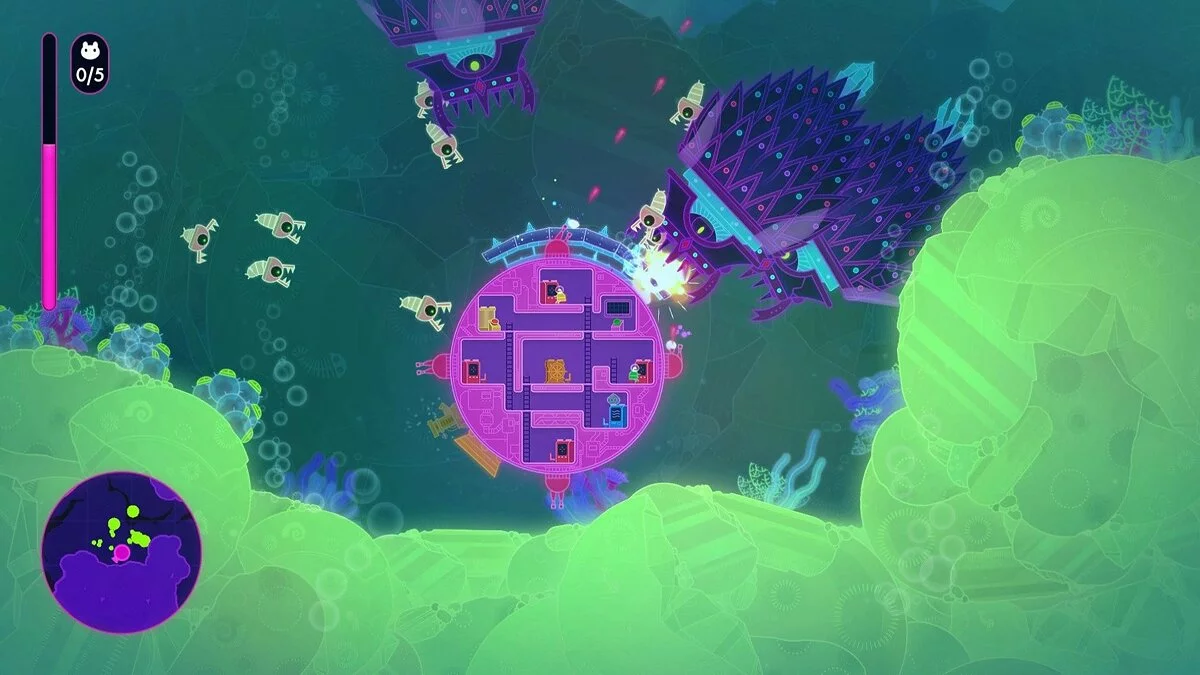 Скриншот из игры Lovers in a Dangerous Spacetime - 15