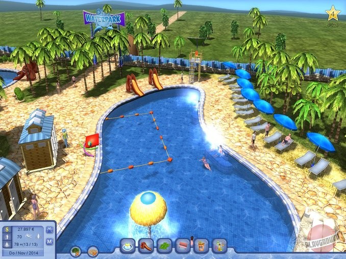 Скриншот из игры Water Park Tycoon - 2