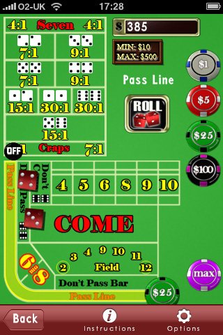 Скриншот из игры Astraware Casino - 4
