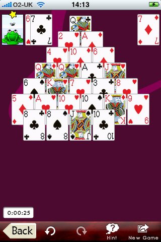 Скриншот из игры Astraware Solitaire - 1