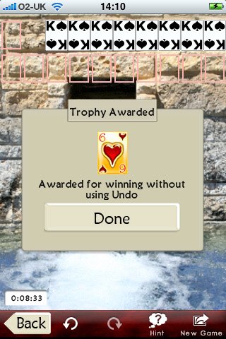 Скриншот из игры Astraware Solitaire - 2