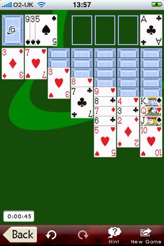 Скриншот из игры Astraware Solitaire - 4