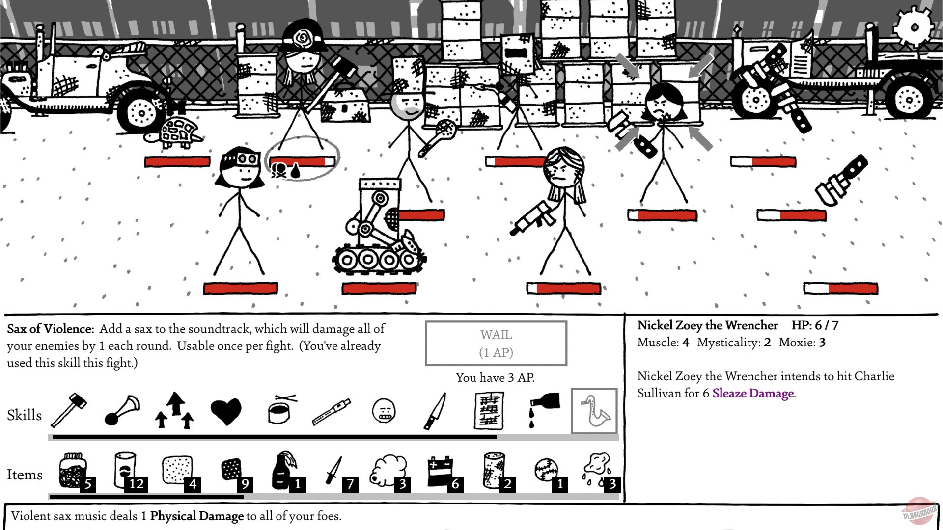 Скриншот из игры Shadows Over Loathing - 5