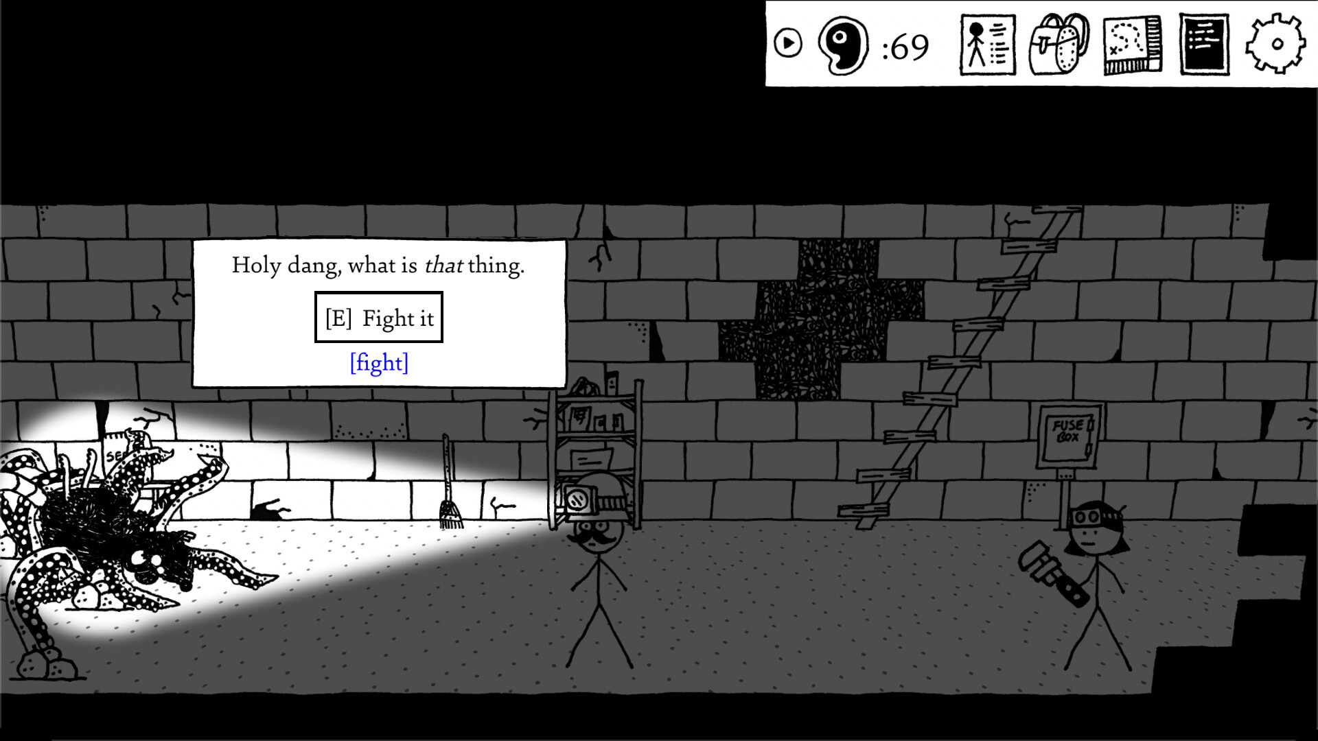 Скриншот из игры Shadows Over Loathing - 14