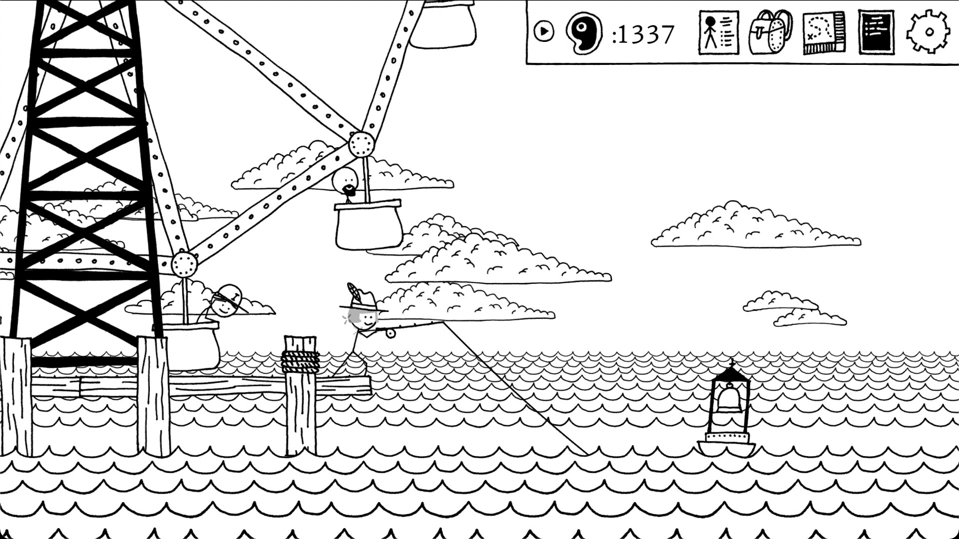 Скриншот из игры Shadows Over Loathing - 6