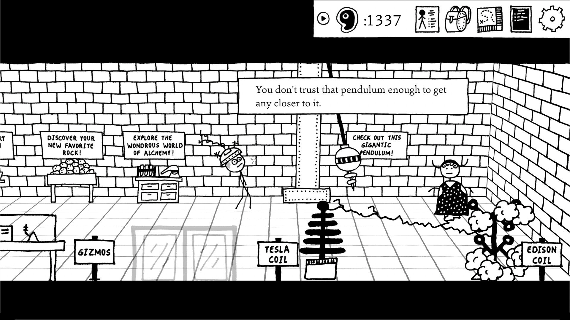Скриншот из игры Shadows Over Loathing - 9